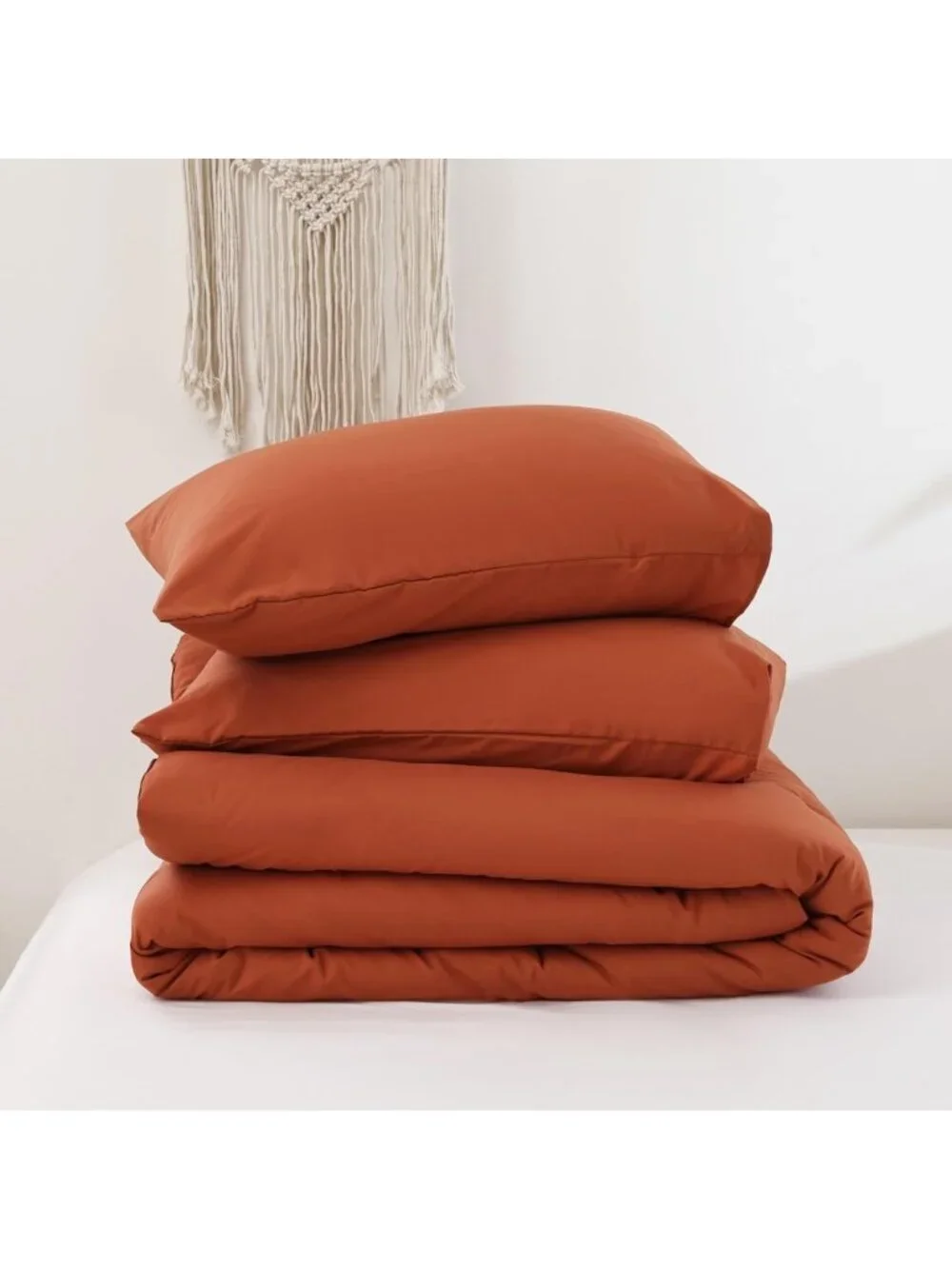 Rust Orange Comforter Set - Unbranded Cozy Down Alternative Comforter